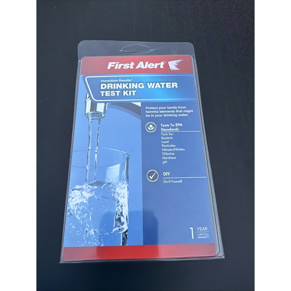 First Alert Drinking Water Test Kit Immediate Results NIP New EPA Standards